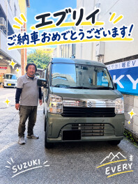 エブリイをご納車致しました！！